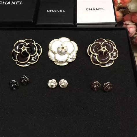 chanel camellia flower brooch